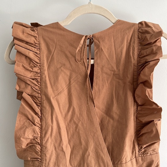 Doen Savannah Brown Ruffle Dress - Picture 6 of 9